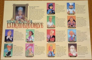 13 Dead End Drive Characters