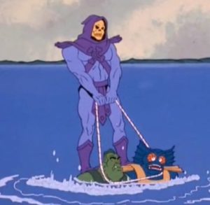 Skeletor In Water